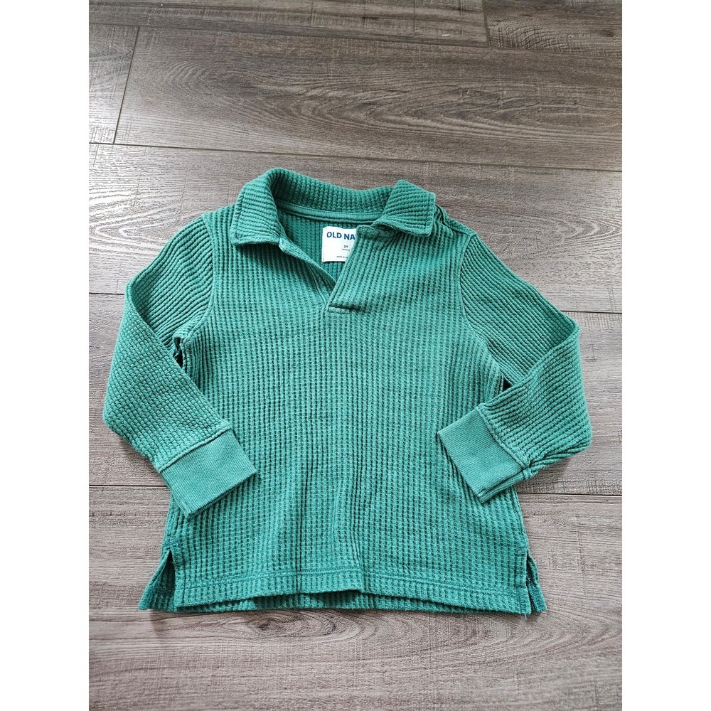 Old navy toddler boy waffle knit sweater 2t